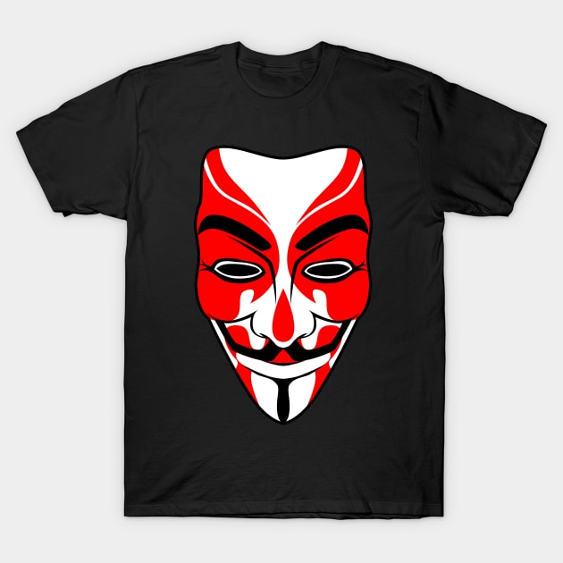 Vendetta Kabuki T-Shirt by weckywerks